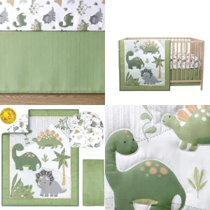 Dinosaur Dreams 3-Piece Crib Bedding Set