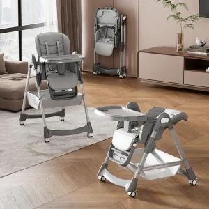 Foldable High Chair for Babies & Toddlers,