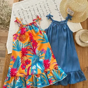 2pcs Girls Summer Dresses