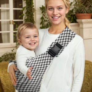 Newborn Baby Carrier Crossbody Wrap with Hip-Seat