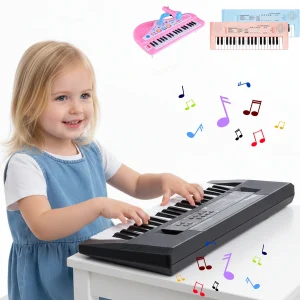 37 Keys Kids Electronic Piano Organ keyboard with Microphone Education Toys Musical Instrument Children Boy Girl Gifts